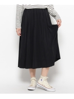 プリーツロングスカート/アイボリー(004)