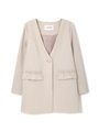 FRILL POCKET JACKET /ベージュ(040)