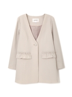FRILL POCKET JACKET /ベージュ(040)