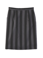 メモリーストライプタイトスカート/グレー(020)