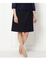 綾織りツイードタックスカート/ネイビー(393)