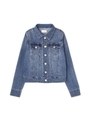 《BLANCHIC》ベーシックデニムブルゾン/ブルー(110)