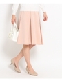 [L]〔洗える〕ボックスプリーツスカート/ベビーピンク(071)