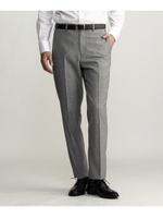 ウォッシャブルウールスラックス/グレー千鳥(419)