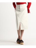 ミモレタイトデニムスカート/ホワイト(002)