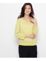 ラメコットンニット/レモンイエロー(031)