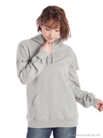 arm cutルーズ裏毛P／O/WH