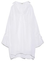 シャツデザインワンピース/WHT