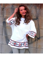 【ANAP】ネイティヴ柄プリントTシャツ/WH