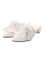 リボンミュール/ホワイト