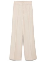 バックウエストゴムワイドパンツ/GRY