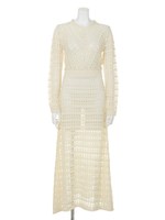 LACE STITCH HG DRESS/BLK