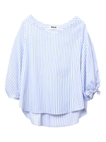 RIBBON SLEEVE BLOUSE/ホワイト