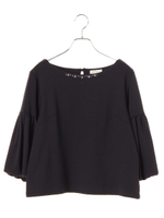 バルーンスリーブプルオーバー/サックスブルー