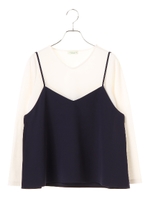 キャミソールツインセット/ネイビー