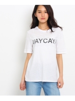 ZOE KARSSEN 綿麻ロゴTシャツ/ホワイト(001)