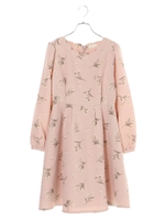 バタフライフラワーワンピース/サックスブルー