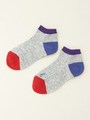 KIDS BOYS配色スニーカーSOCKS/ブルー