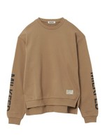 SLEEVE LOGO SWEAT TOP/アッシュ