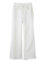 WIDE LEG PANTS/ホワイト