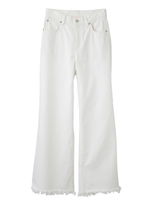 WIDE LEG PANTS/ホワイト