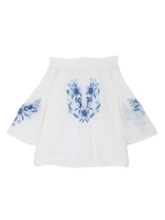 【sw】オフショルエンブロイダリーチュニック/ピンク