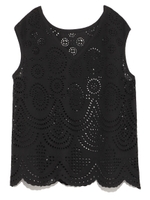 エンブロイダリーレーストップス/SNOW