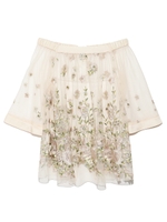 チュール刺繍チュニック/OWHT