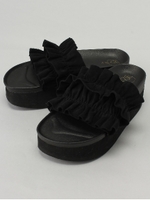 フリル厚底サンダル/アイボリー