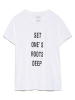 【emmi yoga】プリントTシャツ/WHT