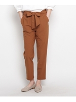 ストレッチクロップドパンツ/ブラウン(042)