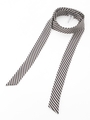 stripe summer tie/BLACK