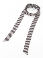 stripe summer tie/BLACK