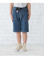 ストレッチデニムハーフパンツ/ネイビー(093)