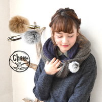 cheer（チアー）ラビットファーニットピン