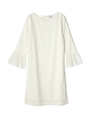 ベルスリーブレースワンピース/ホワイト(030)