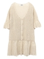 CROCHET CARDIGAN/ベージュ
