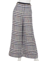 [GREED]MALL CHECK TWEED Wide Pants/OTHER