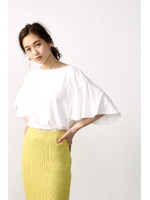 【AZUL by moussy】クリーンクール袖フレアAラインスリットプルオーバーMOOK番号93002/KHA