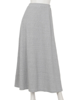 【BED&BREAKFAST】RANDAM RIB Flared Skirt/RED