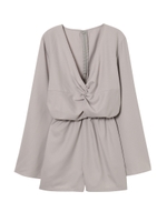 フロントツイストオールインワン/L/GRAY