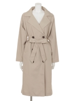 【chille anap】ロングトレンチコート/BEG