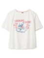 カラフルプリントTシャツ/ホワイト