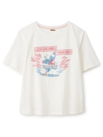 カラフルプリントTシャツ/ホワイト
