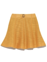 ベルト付フレアースカート/BEG