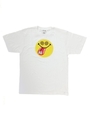 【WEB限定】【X-GIRL×BURGER RECORDS】SMILE DROPSHOULDER TEE/ホワイト