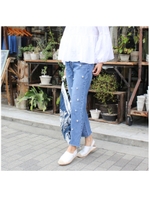 パールカットオフデニム/ブルー