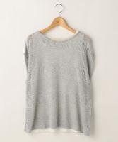 透かし編みニット×タンクトップセット