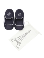 【Joel Robuchon & gelato pique】HOMMEベロアタッチルームシューズ/NVY