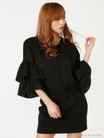 フリルSLVドルマンBZ/BLK